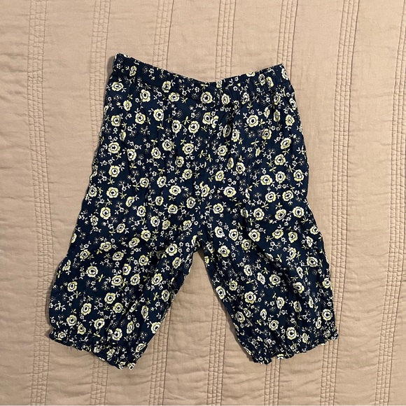 Laura Ashley Navy and White Floral dress and underpants - Picture 5 of 7